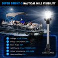thumbnail image 4 of Luz LED de popa SETYPARY Bimini con ancla superior para barcos, 30 cm, 4 of 8