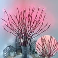 thumbnail image 1 of Huayishang Clearance Led Lights 30 Inch Branch Twig Lights 20 Led Branches Lights Flexible Simulation Tree Branches Decorative Light Lighted Tree Branches for Vase Decorations Indoor Garden Decor Red, 1 of 6