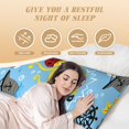 thumbnail image 3 of Body Pillow Cover - Soft Body Pillow Pillowcase, Pirate Marine Animals Breathable Long Body Pillow Case Cover with Invisible Zipper 20x60in, 3 of 5