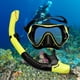 thumbnail image 3 of Máscara Buceo Gafas Natación para Adultos S Juego Tubo Respiración Snorkel () Amarillo, 3 of 9
