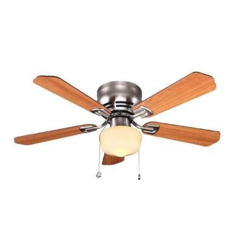 Hampton Bay Middleton 42 In Brushed Nickel Ceiling Fan Walmart Com