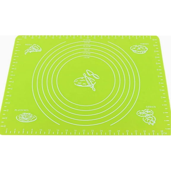 Silicone Mat, Silicone Baking Sheet Silicone Cookie Sheet Non‑Stick Baking Mat Silicone Used For Family Kitchen 1 X Silicone Mat(green)