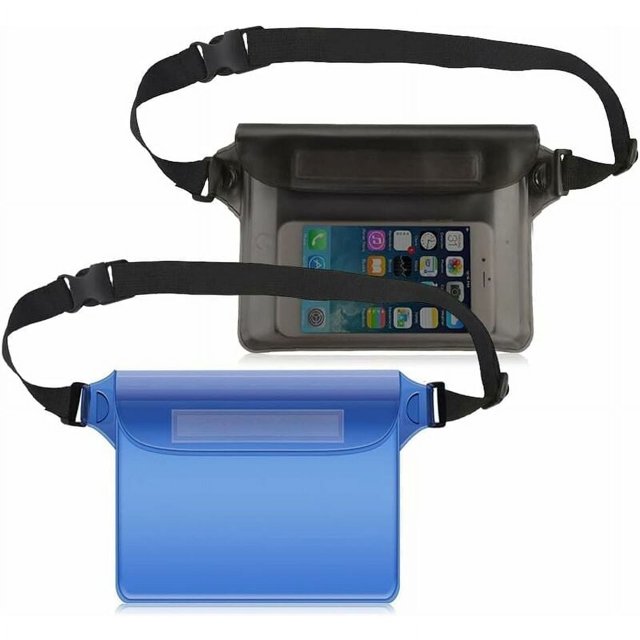 Bolsas impermeables con correa ajustable, 2 piezas Bolsa impermeable Correa ajustable