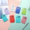 thumbnail image 4 of Yrmaups 3Pcs Mini Calculator for Study, Portable Desktop Calculator with 8-Digit Display, Financial Calculator for Home, Study, Office, Travel, 4 of 9