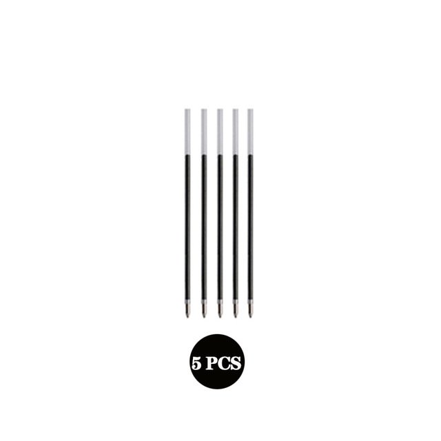 6 Colors Pen Creative Multicolor Ballpoint Pen With 5 Colors Ball Pen 1 Automatic Pencil Multifunction Pen Office School Supply 5pcs black refill Multi-Colored