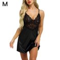 thumbnail image 1 of Ropa de dormir sexy para mujer Conjunto de ropa interior Ropa interior de encaje Ropa de dormir, Negro, M Inevent XX000108-06, 1 of 7