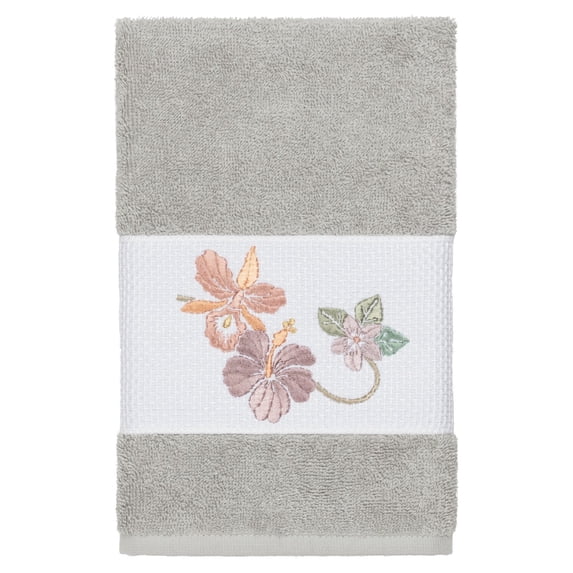 Linum Home Textiles Caroline Embellished Turkish Cotton Hand Towel