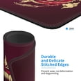 thumbnail image 3 of Red Dragon Cloud Japan Traditional Gaming Mouse Pad 7.9 x 9.5 in Rectangle Computer Mousepad Mat Non-Slip Rubber Base for Office Laptop PC, 3 of 6