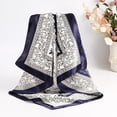 thumbnail image 4 of AWAYTR 35” Large Square Satin Head Scarf - 3Pcs Women Satin Hair Scarves Silk Bandana Scarf Headscarf, 4 of 10