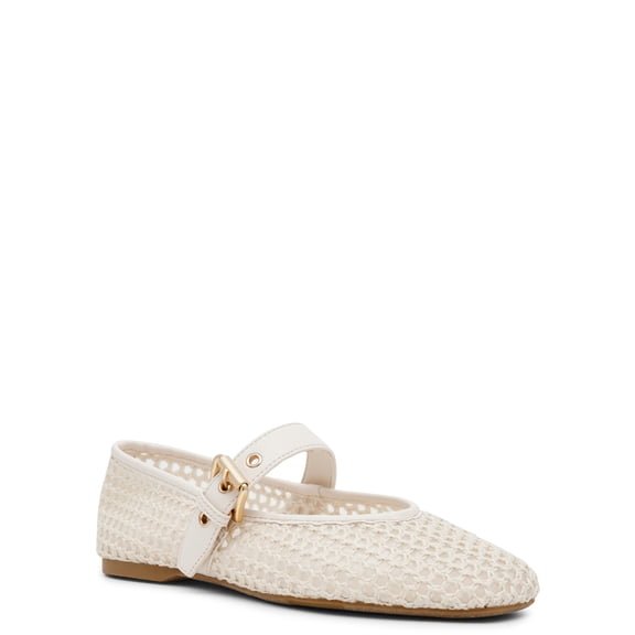 DV Dolce Vita Women's Mulaney Woven Mary Jane Flat