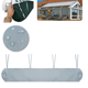 thumbnail image 1 of Toldo de patio impermeable refugio de invierno para jardín al aire libre toldo de patio protector solar a prueba de polvo gris 5m ER, 1 of 5