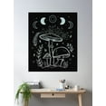 thumbnail image 2 of Goblincore Aesthetic Dark Academia Cottagecore Mushroom Poster Wall Art, Modern Wall Decor For Living Room Bedroom, 8x12 UNFRAMED, 2 of 3