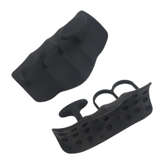 amleso Weight Lifting Grips Gym Grips Fingerless Lightweight Palm Grippers Workout Gloves for Training Exercise Gymnastics Equipment Black