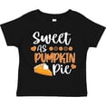 thumbnail image 3 of Inktastic Thanksgiving Sweet as Pumpkin Pie Boys or Girls Toddler T-Shirt, 3 of 5
