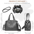 thumbnail image 2 of Sunyuer Elegant Vegan Leather Handbag - Large Capacity Shoulder Bag with Adjustable Strap, 2 of 6
