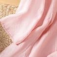 thumbnail image 4 of Womens Casual Summer T Shirts Crew Neck Basic Fashion Y2K Spring 2026 Linen Tops Half Sleeve Embroidered Print Tees, 4 of 7