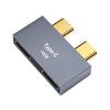 thumbnail image 1 of Estación de acoplamiento USB C HUB para MacBook Thunderbolt 3 Dual Type-C Adapter (A) Ehuebsd  Para estrenar, 1 of 9