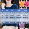 thumbnail image 3 of LEBONYARD Women's Trendy Round Neck Solid Colored Shoulder To Long Sleeve Comfortable Loose Warm Fit Casual Ladies Fashion Button-Up Cardign Sweater, 3 of 5