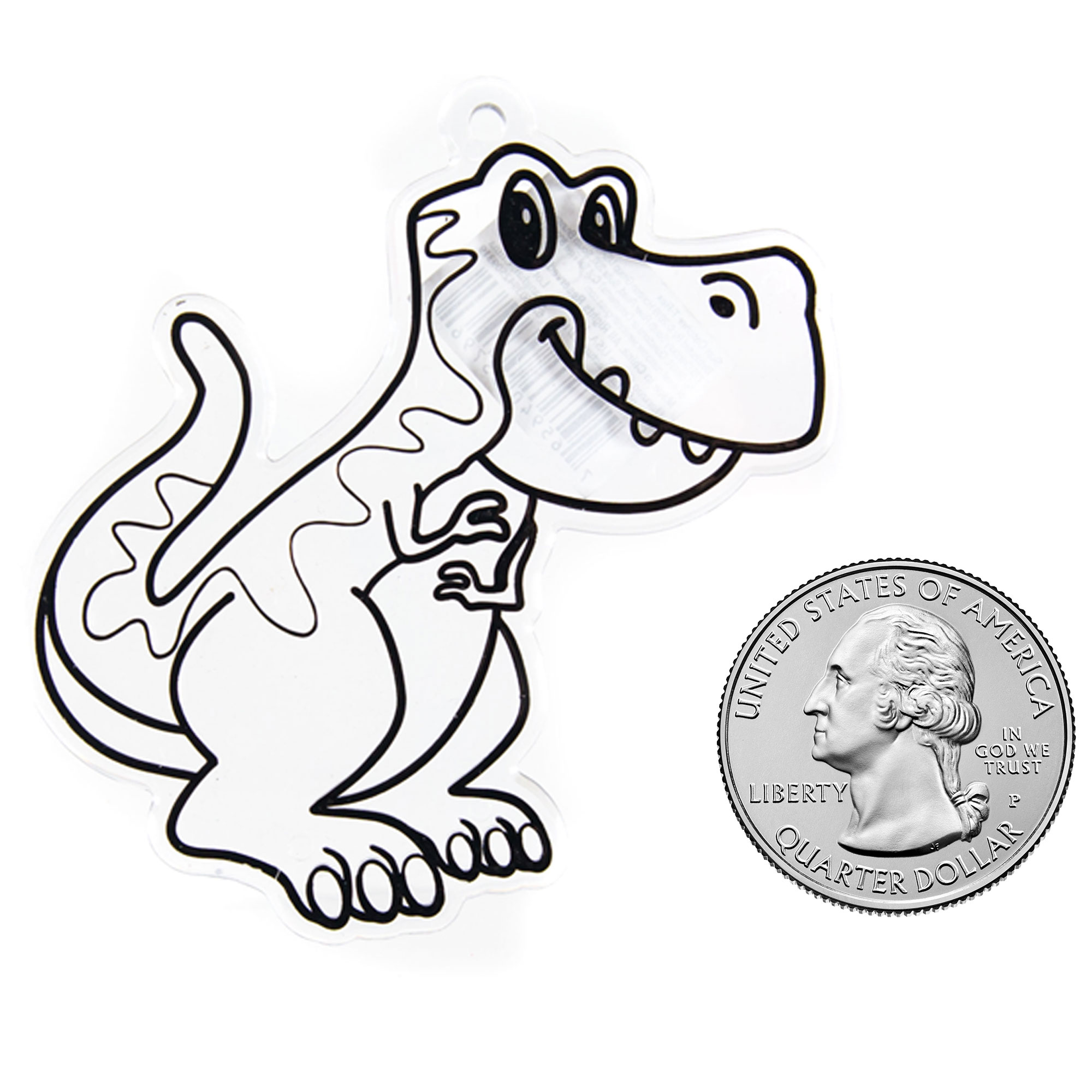 Hello Hobby Dinosaur Suncatcher Bundle, 15-Pack Paint Your Own Suncatchers