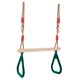 thumbnail image 5 of Columpio de trapecio con anillos de plástico para gimnasio interiores Verde Sunnimix Juguetes para columpios al aire libre, 5 of 5