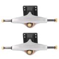 thumbnail image 4 of FLAMEEN 1Pair Skateboard Bracket Maple Skateboard Longboard Support Stand Accessory Silver,Skateboard Accessory,Skateboard Stand, 4 of 8