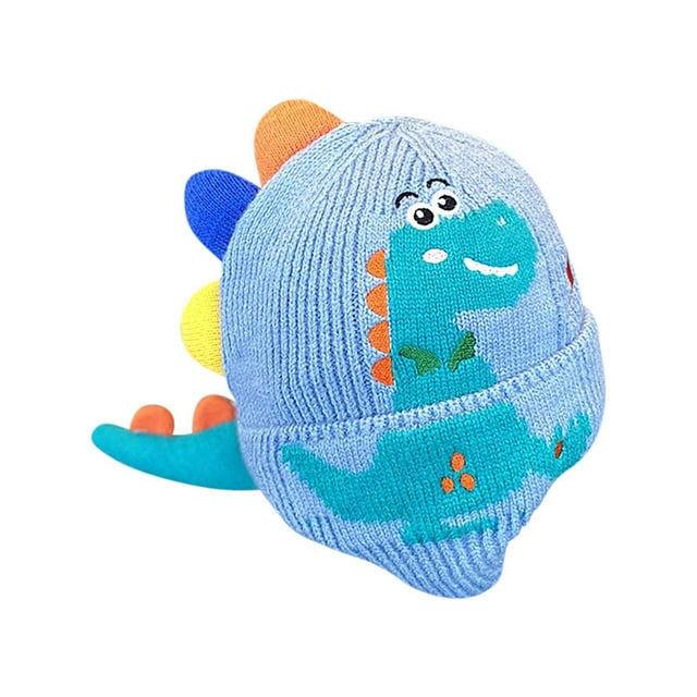 Sombrero de Invierno de Niños Pequeño Dinosaurio a Prueba de Viento Sombrero de Protección de Oídos de Invierno Y Sombrero de Invierno Nuevo de Punto Caliente para Niños Niñas Sombrero de Invierno