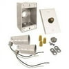Hubbell Electrical 0224758 Bell Weatherproof Dusk To Dawn Floodlight Kits, with Photocell, White
