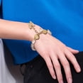 thumbnail image 5 of Xihbxyly Pulsera de Perlas de Agua Dulce, Joya Ajustable de Aventurina, Elegante Diseño de Cierre de Palanca, Hermosa Pieza Llamativa, para Uso Diario o para Ocasiones Especiales, Accesorio de Moda p, 5 of 5