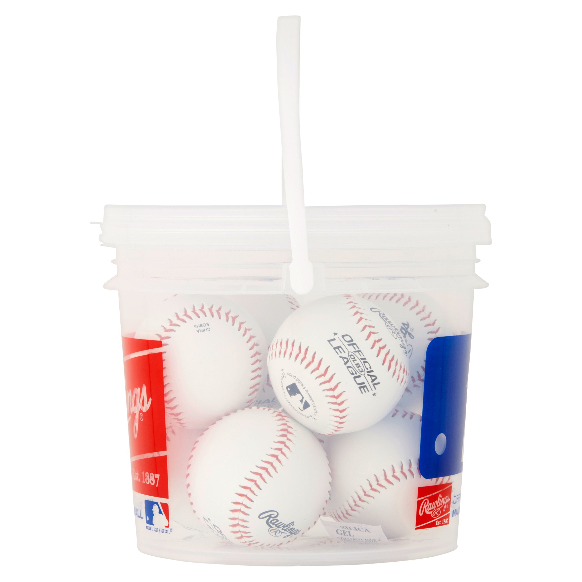 Rawlings Baseballs Olb3 Recreational Play Bucket of 8 for sale online 
