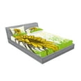 thumbnail image 2 of Ambesonne Nature Fitted Sheet & Pillow Sham Set, Floral with Sunflowers, Queen, Multicolor, 2 of 2