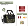 thumbnail image 2 of Holuxer Tactical Lunch Box for Men/Women, Insulated Lunch Bag for Mens Lunch Cooler Bags with Adjustable Shoulder Strap - Reusable Waterproof Leakproof Large Lunchbox for Work Picnic School, Camo, 2 of 7