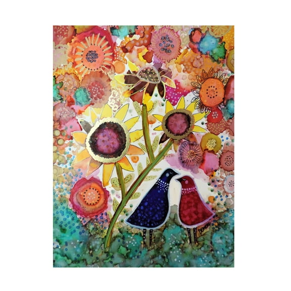 Sylvie Demers 'Lredis Moi Ces Choses Tendres' Canvas Art