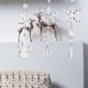 thumbnail image 3 of Adornos colgantes de Navidad, copos de nieve acrílicos, decoraciones para árboles de Navidad, 3 uds., 3 of 6