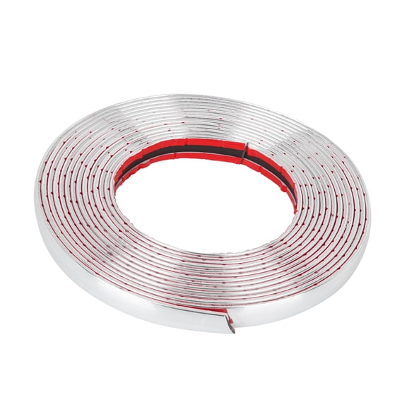 5m x 15mm Silver Tone Chrome Trim Strip Bumper Door Guard Protection for Car