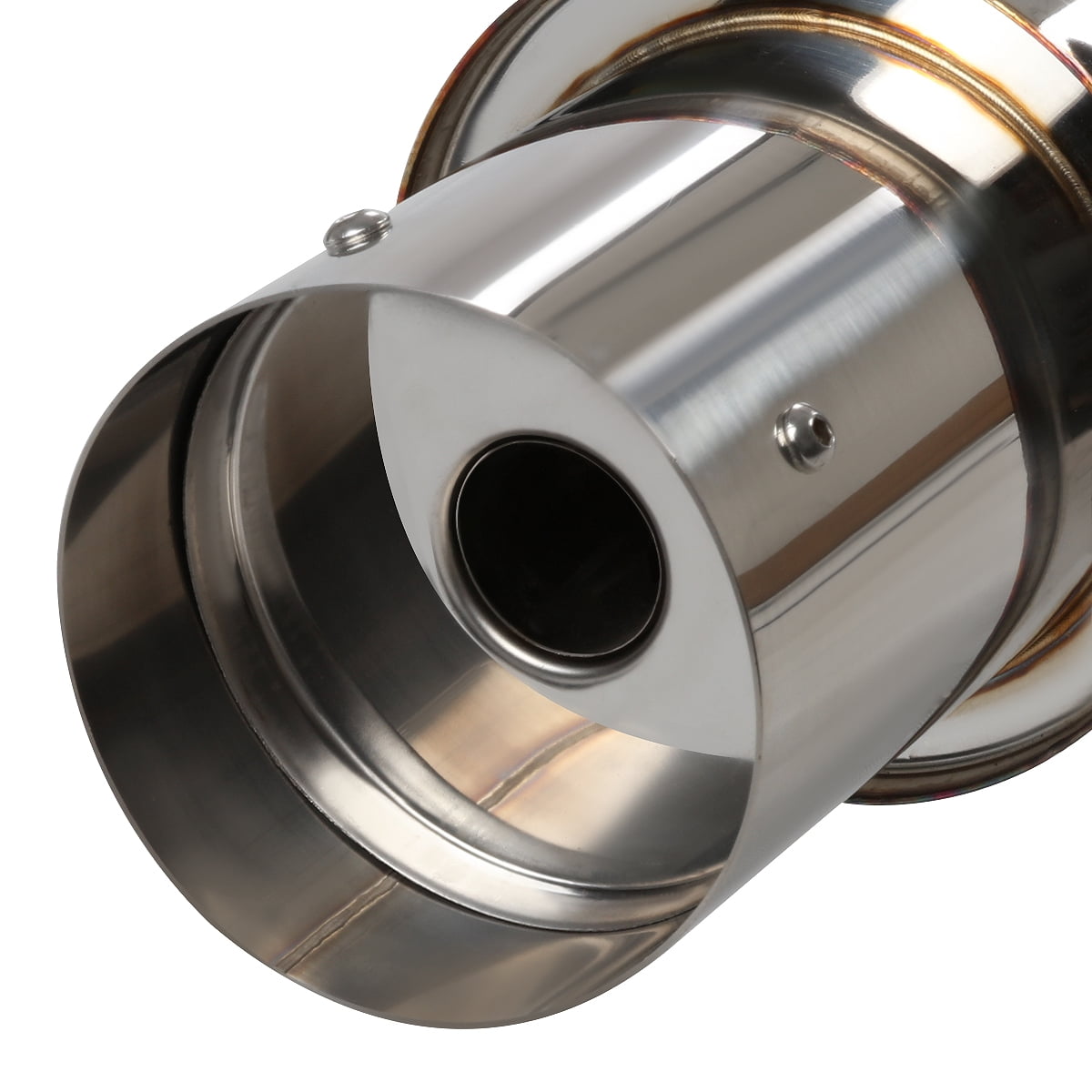 DNA Motoring For 1992-2000 Honda Civic 2DR 4DR 4.5" Muffler Tip Catback Exhaust System