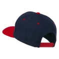 thumbnail image 3 of Smile Face Embroidered Two Tone Cap - Navy Red OSFM, 3 of 5