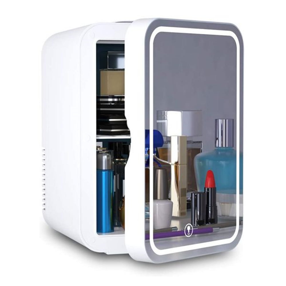 mirrored led fridge