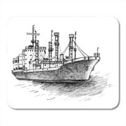 Charter Board Cargo Ship Reefer Forwin Original Drawings Cape Mousepad Mouse Pad Mouse Mat 9x10 inch
