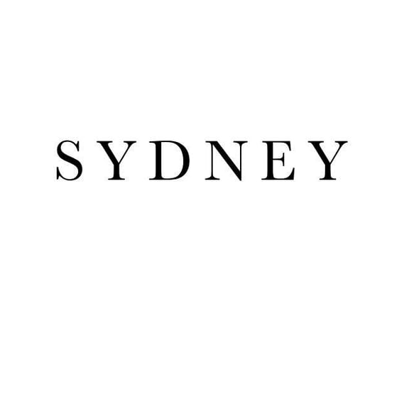 Sydney: Decorative stacking book for interior design styling - Accessorize your coffee table and book shelves - Combine differ Paperback