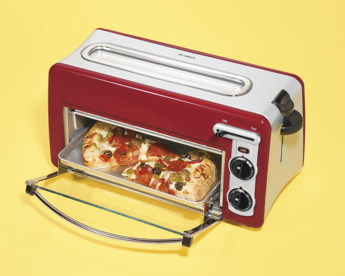 Hamilton Beach Toastation 2-in-1 2 Slice Toaster & Oven In Red | Model# 22703 - image 4 of 4