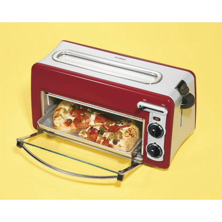 Hamilton Beach Toastation 2-in-1 2 Slice Toaster & Oven In Red