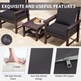 thumbnail image 3 of Kimunuk Outdoor Seat Cushion Set, 22" X 22" X 4" Water-Resistant & Fade-Resistant Patio Furniture Replacement Cushions with Handle and Straps for Sofa Chair, Grey, 3 of 7