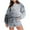 Black, variant on successthop 2 Piece Matching Lounge Sets for Women Long Sleeve Crewneck Sweatshirt and Shorts Polka Dot Outfits
