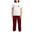 thumbnail image 4 of CafePress - Little Leprechaun Women's Light Pajamas - Women's Short Sleeve Print T-Shirt and Pants Light Cotton Pajama Set, 4 of 7