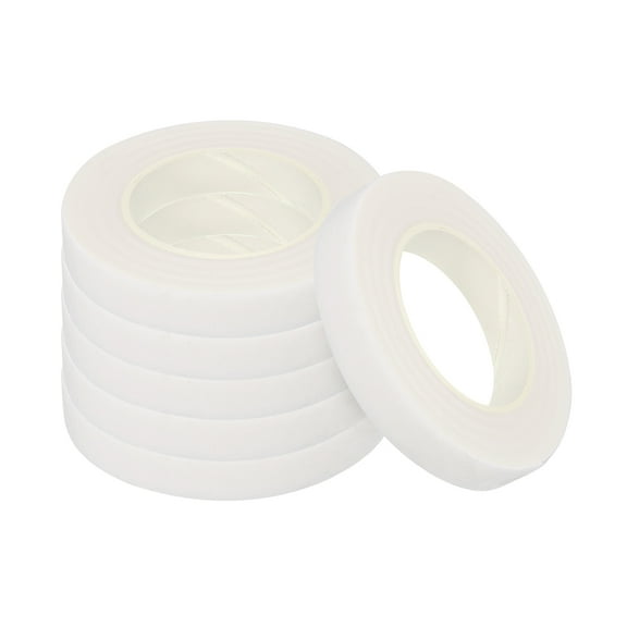 Uxcell Floral Stem Wrap Tape Floral Tape for Bouquet Crafts Wedding Arrangement Pack of 6,White