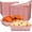 Pink Flower, variant on 100 Pack Mexican Snack Trays Disposable Nacho Boats, 7.09 x 6.1 x 2.36 Inch Fiesta Party Supplies Platos De Barro Paper Food Trays for Cinco De Mayo Tacos Popcorn Birthday Wedding (Pink Flower)