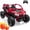 Red-1, variant on 24V 10AH 2 Seater Power-Wheels with Remote Control, Cuoote Ride On Car, 21" 4WD/AWD Electric Car, EVA Tires, 4 Spring Absorbers for Big Kids 3-10 Years