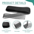 thumbnail image 3 of 2 Pieces 2 Inch Wide 50 Yards Stiff Horsehair Braid for Sewing, Polyester Horsehair Braid Wedding Dress Dance, Crinoline Fabric for Boning Hat Skirt Gowns Shaping Trimming Accessories (Black), 3 of 7