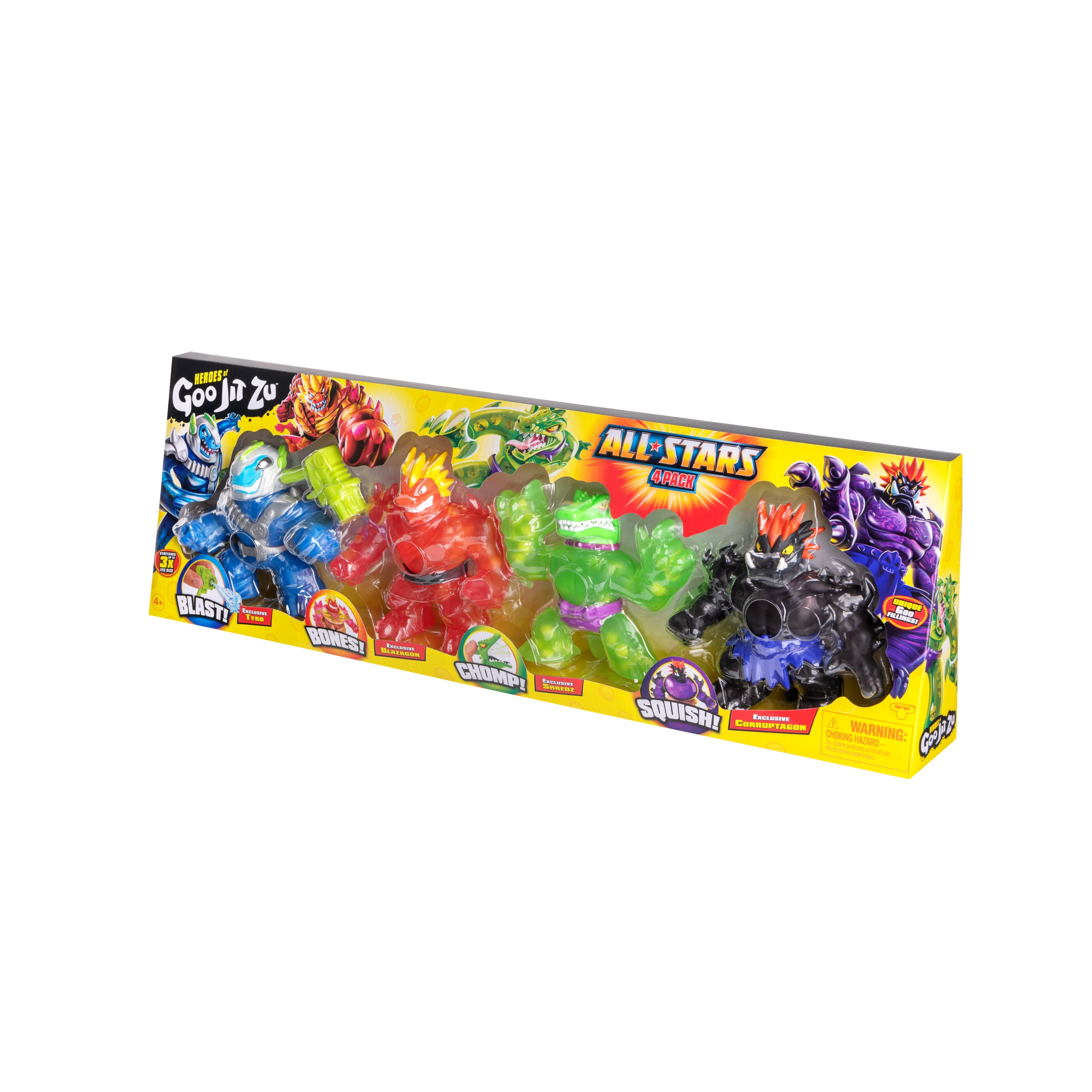 Heroes Of Goo Jit Zu All Stars 4 Pack. Includes 4 Chile | Ubuy