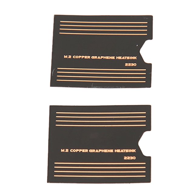 2230 SSD Heatsink, 2PCS 0.15mm Thick 2230 SSD Thermal Pad High Accuracy Fast Conduction for Gaming Consoles
